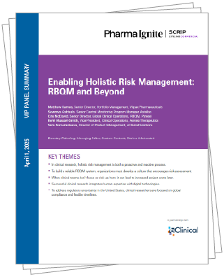 Planning for risk using a holistic approach